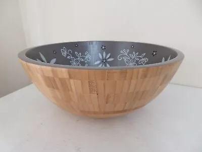 Temp-tations Bamboo Salad Bowl Grey • $23.99