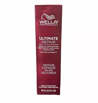 Wella Ultimate Repair In 90 Second Miracle Hair Rescue 3.2 Oz/ 95 Ml New In Box • $42.99