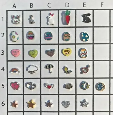 Floating Charms To Fit Origami Owl #10 Buy 4 Get 1 Free (EMAIL FOR FREE CHARM) • $1.50