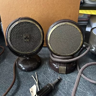 Vintage Grundig Bakelite Condenser Microphone And Speaker? Untested • £29.99