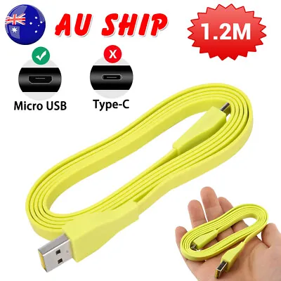 $8.85 • Buy 120cm Flat Micro USB For UE BOOM Charger PC/DC Cable Cord Bluetooth Speaker Wire