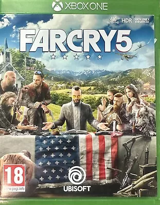 Far Cry 5 - Microsoft Xbox One Supplied In Original Case (FreePost) • £3.95