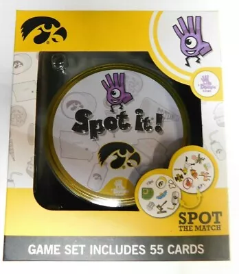 Master Pieces Spot It- The Match Game Set-University Of Iowa-55 Playing Cards • $7.95