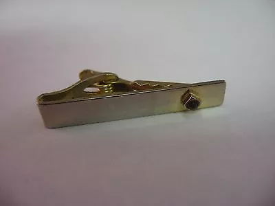 Vintage Mens Tie Bar Jewelry: Dark Red Jewel • $8.99