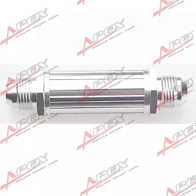 AN-6 AN6 6AN Silver Anodised Billet Magnetic Fuel Filter 30 Micron  • $9.99