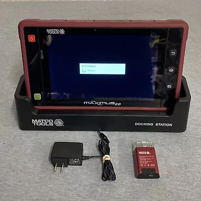 Matco Maximus 2.0 Automotive OBD2 Scanner V4.09.01 W/ Bluetooth Adapter & Dock • $849.99