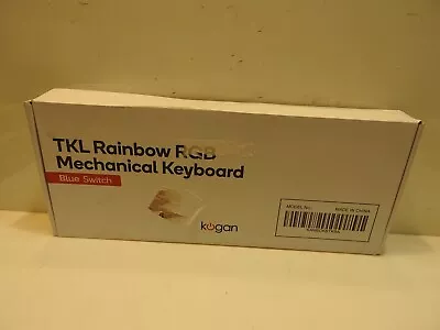 Kogan TKL Rainbow RGB Mechanical Keyboard (Blue Switch) • $23.99
