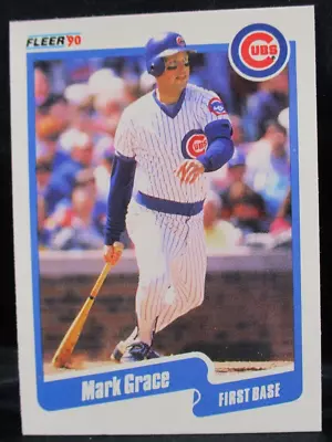 1990 Fleer Mark Grace Baseball Card #32 (003) • $1.05