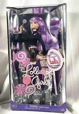 New Unimax Toys Lollipop Girls Jan Mclean Lulu Purple Hair From London England  • $143.32