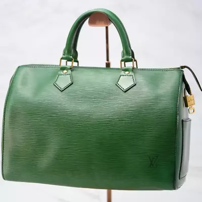 Louis Vuitton Epi Speedy 30 Borneo Green Unisex Club Traveling Bag M43004 Rank A • $550