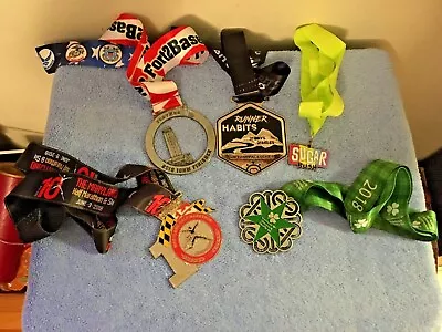 Marathon Running Medal Lot Of 5 Lot # 10 • $60