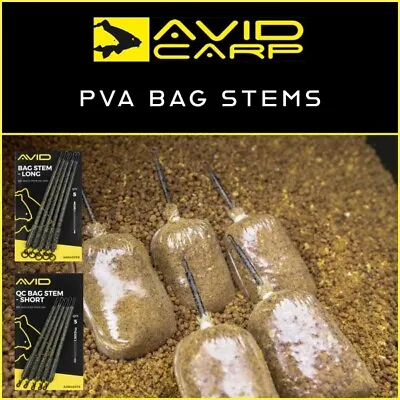 £4.49 • Buy Avid Carp Pva Bag Stems - All Sizes | New - Carp Fishing Terminal Tackle