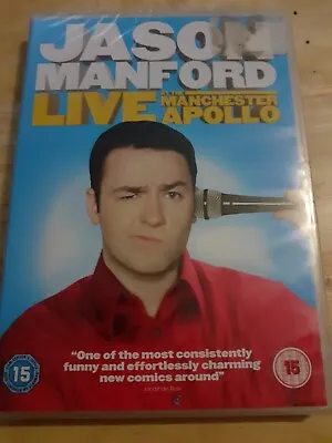 Jason Manford: Live At The Manchester Apollo DVD (2009) Cert 15 New/Sealed • £1.10