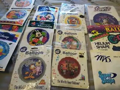 Vintage Mylar Balloons/ Precious Moments Mickey Peanuts Garfield • $6.95