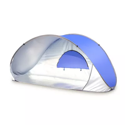 Mountview Pop Up Tent Beach Camping Tents 2-3 Person Hiking Portable Shelter Mat • $32.99