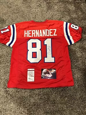 Aaron Hernandez Autographed Football Jersey. JSA Certified • $999