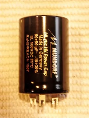 Mundorf MCap 500 VDC MLytic HV PowerCapacitor 50-50 MFD Uf Electrolytic • $23.95