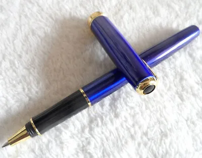 £9.59 • Buy Blue/Gold Clip Parker Sonnet Series Fine Nib Rollerball Pen Black Ink