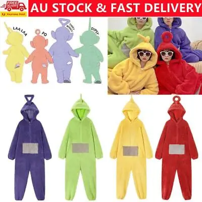 Christmas Teletubbies Pajamas Unisex Costumes Pajamas Pyjamas Sleepwear Jumpsuit • $31.72