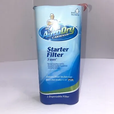 Mr. Clean Auto Dry Carwash Refill Filter 3 Uses / 1 Starter Filter NEW & SEALED • $16.90
