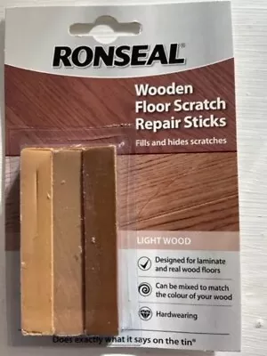 Ronseal Wood Floor Scratch Repair Wax Sticks Light Dark Wood Or Laminate • £6