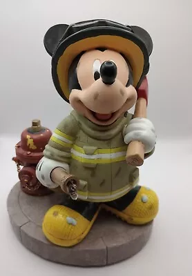 The Art Of Disney Fireman Mickey Mouse Statue Theme Parks • $175