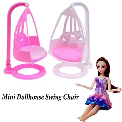 Swing Chair Doll Miniature Furniture Princess Accessories Doll House Decoration • $6.59