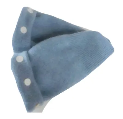 $28.49 • Buy Fingerless Gloves Blue 100% Merino Wool M Medium Mittens Mitts Arm Warmers Cuffs