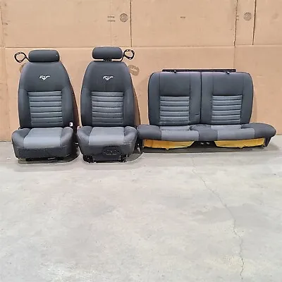 99-04 Mustang Gt Seats Front Rear Set Cloth Fabric Coupe Aa7084 • $439.20