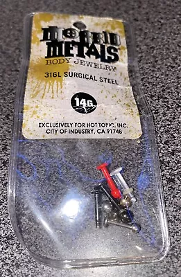 Morbid Metals Body Jewelry 316L Surgical Steel 14g Labret Piercing UNWORN NEW • $2.50