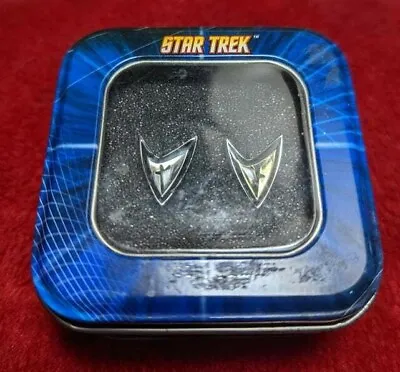 £11 • Buy Star Trek Enterprise Insignia Cuff Links In Tin ',