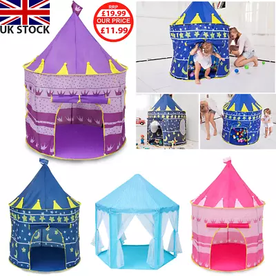 Playhouse Childrens Kids Baby Pop Up Play Tent Fairy Girls Boys Indoor Outdoor • £11.99