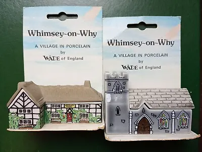Wade Whimsey-on-Why Porcelain Ornaments..Original Packaging..Barley Mow & Church • £4.59