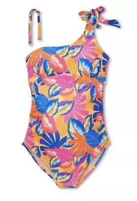 Women's Ingrid & Isabel Full Coverage Maternity One Piece Swimsuit Floral Sz L • $22.44