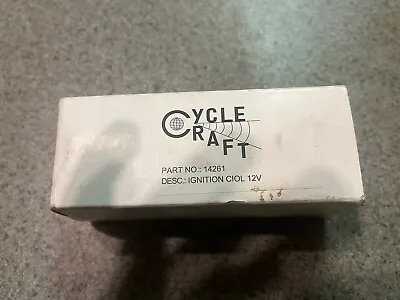 New Cycle Craft 12 Volt Ignition Coil Vintage Triumph BSA Motorcycles 14261  • $30