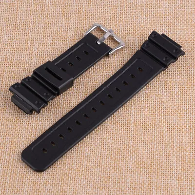 Watch Band Strap 16mm Black Buckle Fit For G Shock DW-6900 DW-6600 DW-6900G Ss • $10.03
