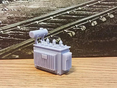 1:87th H.O. Scale Oil Immersed Power Transformer Qty:2 (Grey) • $14