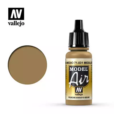Vallejo 71031 Model Air Middle Stone Acrylic Paint 17ml - US • $3.50