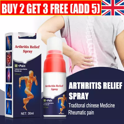 1x Fast Pain Relief Spray Arthritis Pain Relief Spray Muscle Knee Waist Spray UK • £7.31