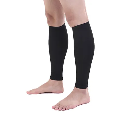 Compression Calf Sleeves Women Men Support Varicose Veins Anti-Embolism Athletic • $19.55