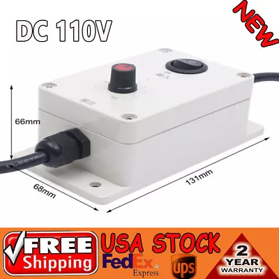 120W AC Vibration Motor Governor Variable Speed Controller With Switch  110V • $28.50