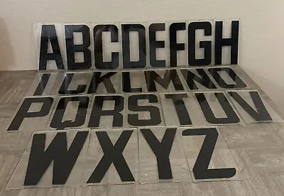 A-Z Alphabet 8” Letter On 9  PLASTIC MARQUEE SIGN LETTERS NUMBER 0-9 Punctuation • $1.98