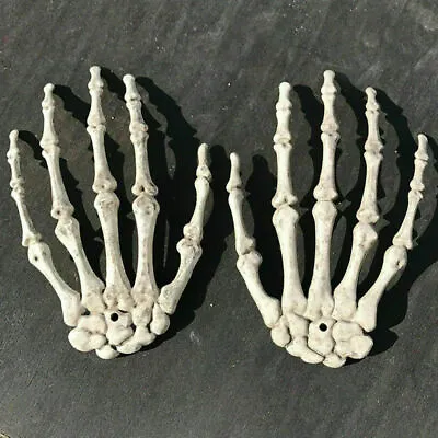 £2.45 • Buy Halloween Scary Horror Skeleton Decoration Head Bones Skull Hand Outdoor Indoor