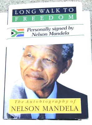 NELSON MANDELA SIGNED Long Walk To Freedom Book JSA COA  • $2399.99