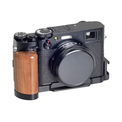 Wooden Camera L Bracket Grip Holder Plate Vertical For Fujifilm Fuji X100V • $37.83