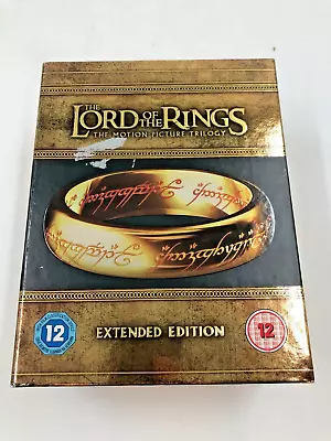 The Lord Of The Rings Trilogy Extended Edition Blu-ray DVD T2270 M14 • £19.99