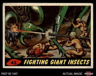 1962 Mars Attacks #45 Fighting Giant Insects  2.5 - GD+ • $16.50