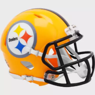 Pittsburgh Steelers 1962 Riddell Mini Speed Throwback Helmet 75th Anniversary - • $35.99