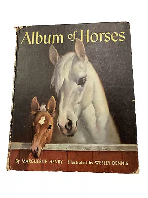 Album Of Horses Book Marguerite Henry 1951 1st Edition HC Preowned • $15