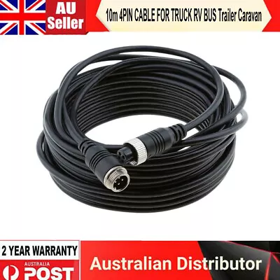 10M 4Pin Video Extension Cable Wire For VAN Bus Truck Reversing Rear View Camera • $20.99